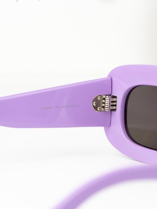 Celine Women Sunglasses Purple Grey Rectangle CL40294I 78A NEW AUTHENTIC main image 6